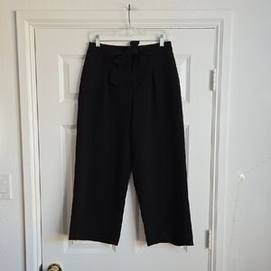 Black Wide-Leg Pants